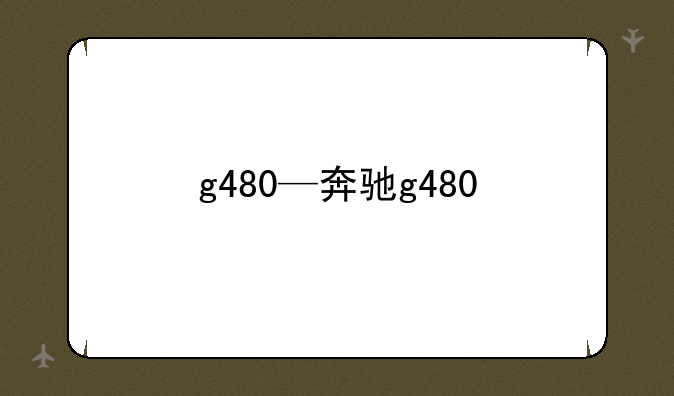 g480—奔驰g480