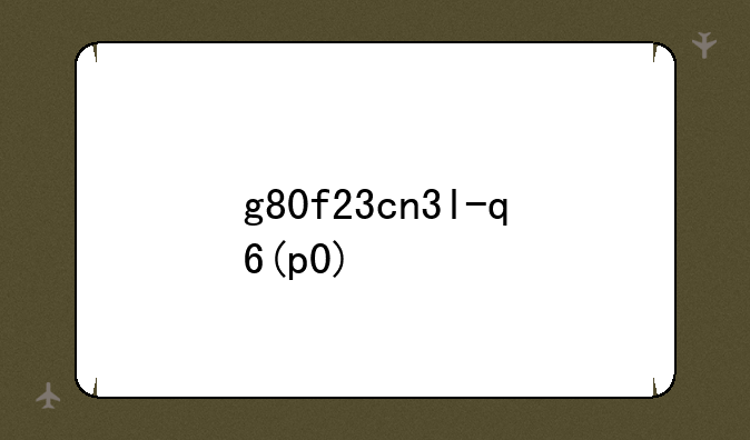 g80f23cn3l-q6(p0)